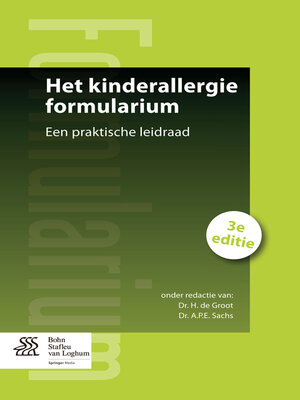 cover image of Het kinderallergie formularium